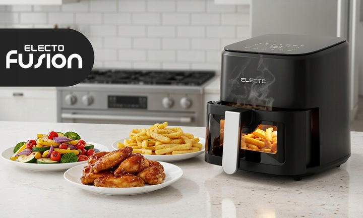 FRYTKOWNICA BEZTŁUSZCZOWA 4,5L AIR FRYER 1500W FRYTOWNICA PANEL 8