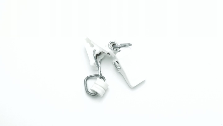 Żabki do karniszy aluminiowych - 100 szt.