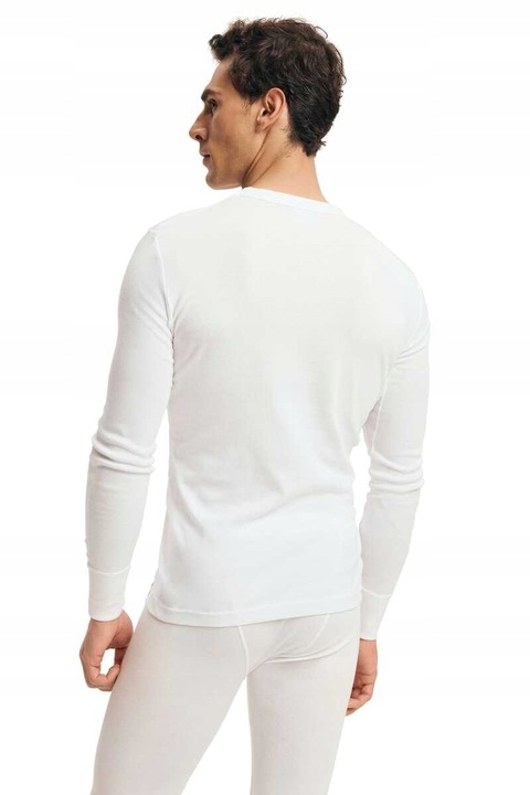 Podkoszulka z długim rękawem 100 % bawełna 2149 biała L