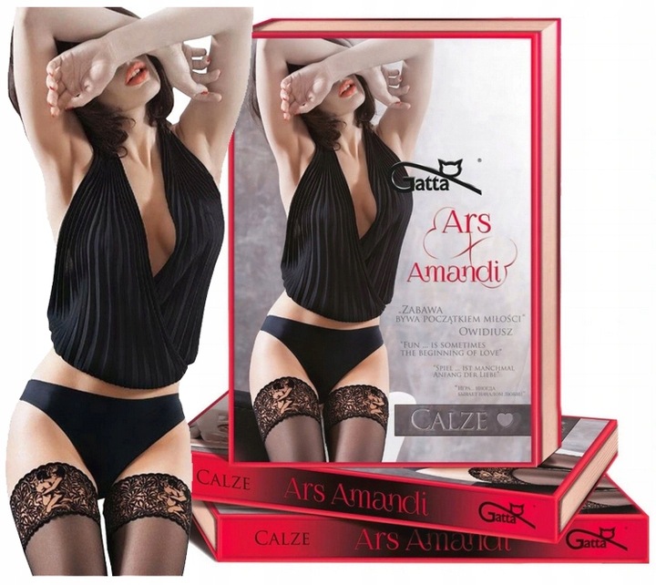Pończochy Gatta ARS AMANDI Calze 01 r. 3-4 opakowanie w formie książki