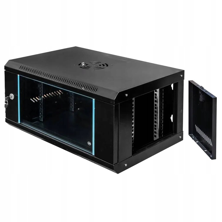 SZAFA RACK 19" 6U Wisząca Serwerowa Instalacyjna 400 mm Otwierane Boki