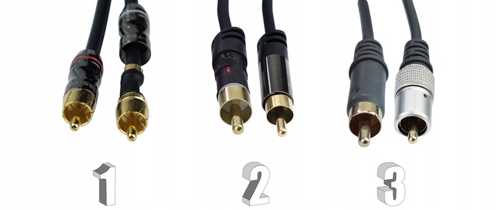 Kabel audio cinch Klotz 2RCA 2xRCA przewód - 0,75m