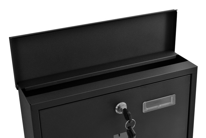 SKRZYNKA NA LISTY GAZETY POCZTĘ OGORDZENIE DO DOMU POCZTOWA CZARNA