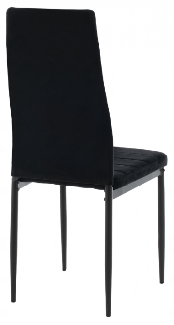 Krzesła tapicerowane Bergamo 6 sztuk - Metalowe