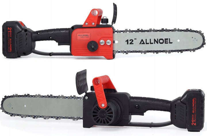 PIŁA ŁAŃCUCHOWA AKUMULATOROWA 21V PILARKA 12" 2x AKUMULATOR WALIZKA