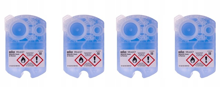 Oryginalne wkłady Braun CCR 4 WKŁAD PŁYN Clean & Renew do golarek