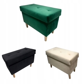 Pufa podnóżek otwierana Skrzynia ze schowkiem