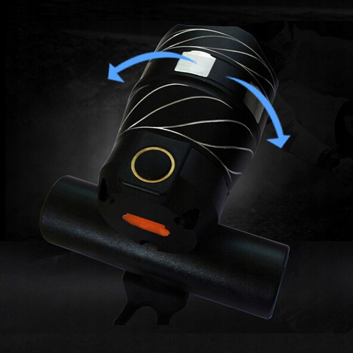 ZESTAW LAMPKA LATARKA LED USB ROWEROWA TYŁ PRZÓD