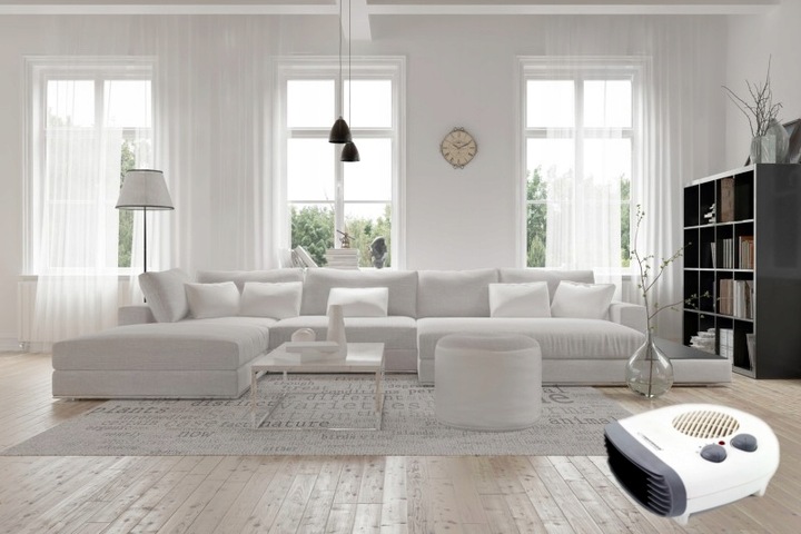 FARELKA MOCNY GRZEJNIK ELEKTRYCZNY TERMOWENTYLATOR OGRZEWACZ PIECYK 2000W