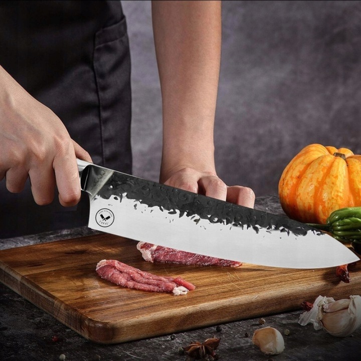 JAPOŃSKI NÓŻ Szefa Kuchni OSTRY NÓŻ KUCHENNY TASAI Do Mięsa i Warzyw