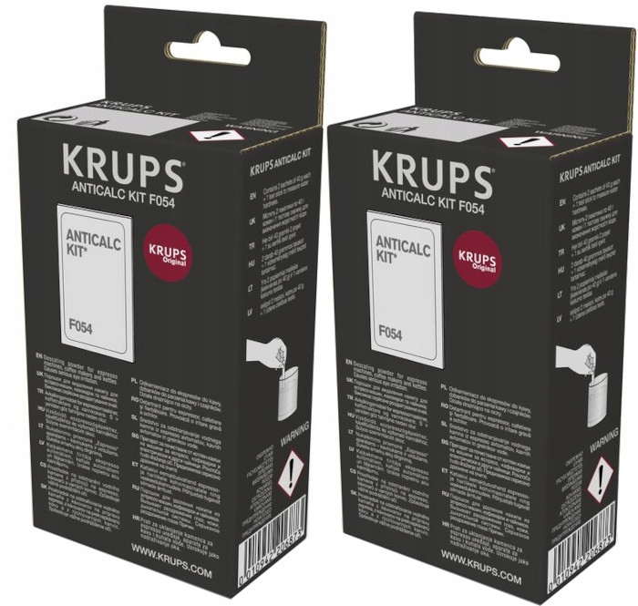 2xOryginalny zestaw do odkamieniania KRUPS F054001A