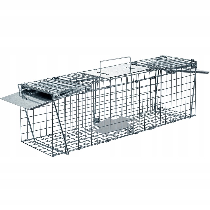 DUŻA PUŁAPKA NA KUNY SZCZURY LISY WYDRY ŁASICE ŻYWOŁAPKA ŁAPKA