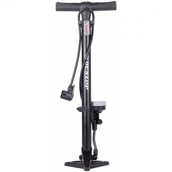 POMPKA ROWEROWA z MANOMETREM do Roweru Podłogowa Samochodowa DUNLOP
