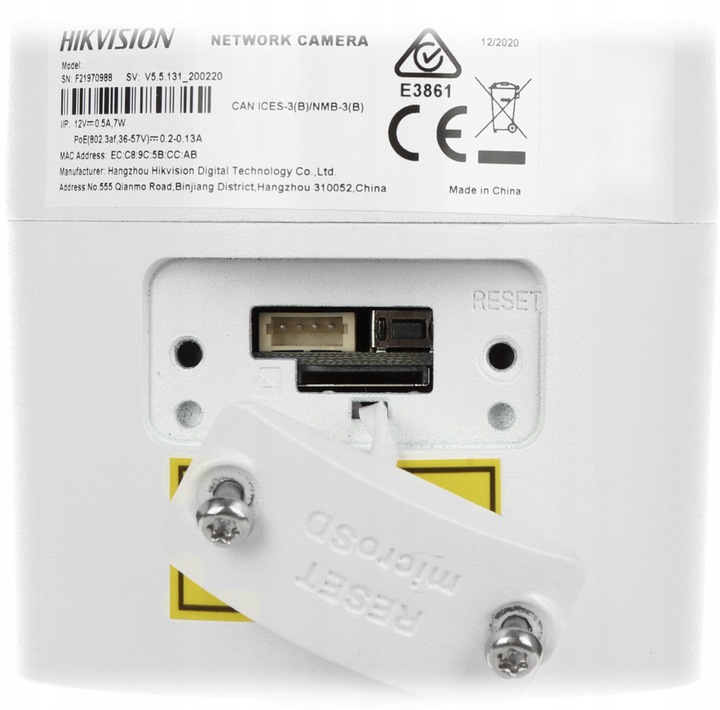 Kamera 4Mpx IP DS-2CD2043G2-I AcuSense Zewnętrzna PoE