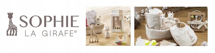 VULLI SOPHIE LA GIRAFE SO PURE gryzak naturalny dla niemowląt, kauczuk V185