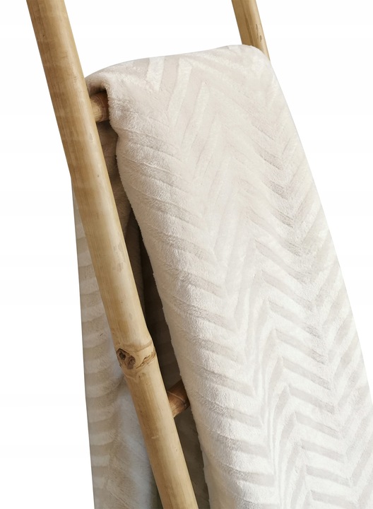 KOC GRUBY NARZUTA DWUSTRONNA CIEPŁA na PREZENT dla CÓRKI 200x220 CM BEŻOWY