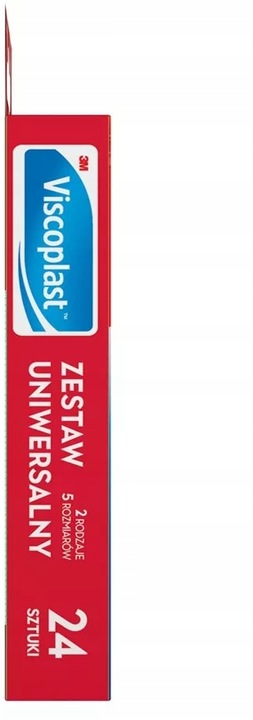 VISCOPLAST Zestaw plastrów uniwersalnych 24 SZTUKI MIX ROZMIARÓW x 2 opak