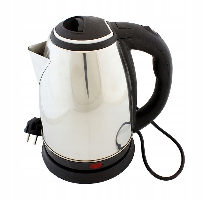 CZAJNIK ELEKTRYCZNY BEZPRZEWODOWY 2 STAL INOX 1800w duży srebrny