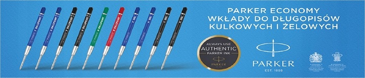 WKŁAD DO DŁUGOPISU QUINK FLOW CZARNY M 3 SZTUKI PARKER