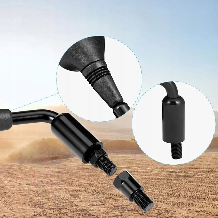 LUSTERKA DO SKUTERA MOTOCYKLA QUADA ATV UNIWERSALNE M8 M10 OBEJMY REDUKCJE