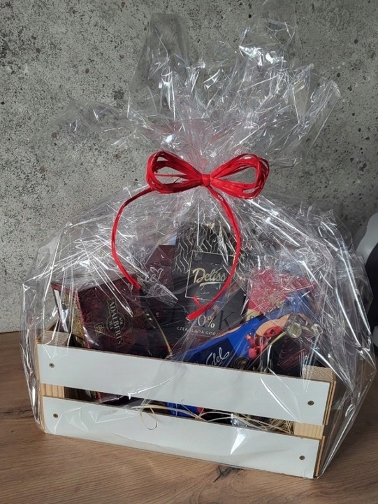 Koszyk Prezentowy Kosz Box Opakowanie Pudełko na Prezent Skrzynka