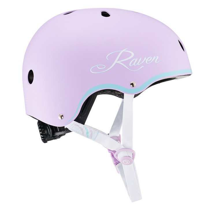 Kask Rowerowy RAVEN Essto Violet/Mint M (55-58cm)