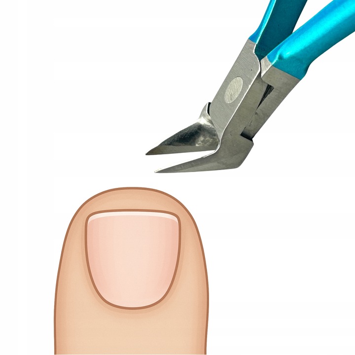 Cęgi Do Wrastających Paznokci Podologiczne Profesjonalne Obcinacz Prosty