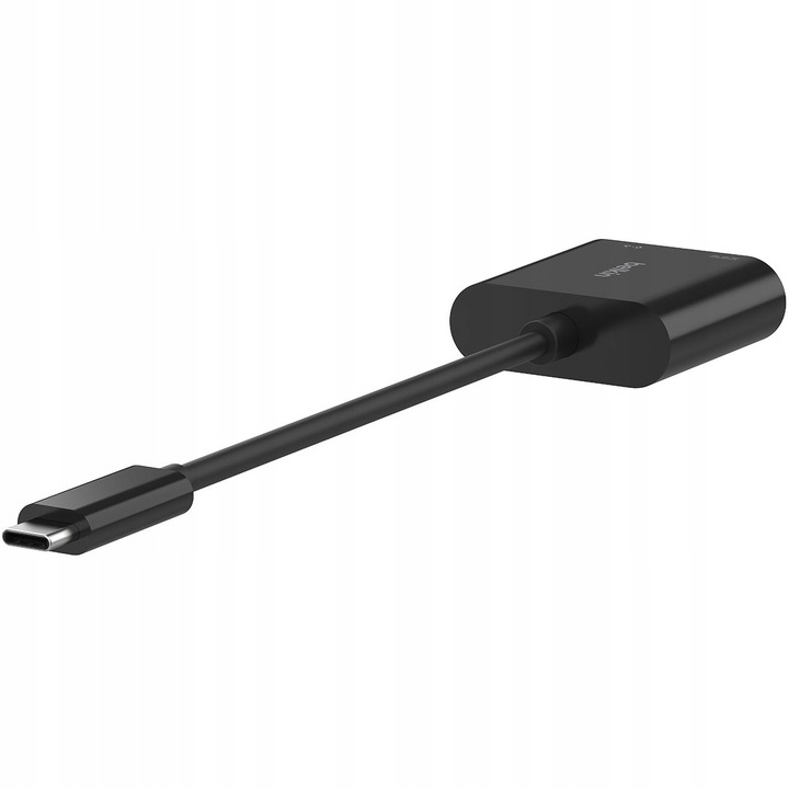 Adapter z ładowaniem USB-C PD 3.0 100W do GB Ethernet, Belkin przejściówka