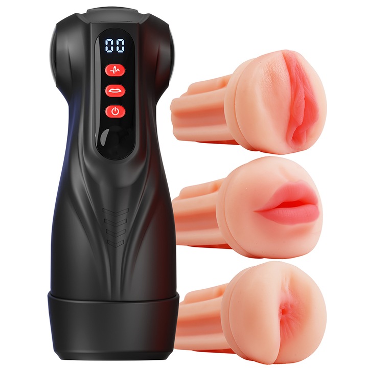 Kontrola APP 3 rodzaje linery Elektryczny masturbator z 9 trybów pracy