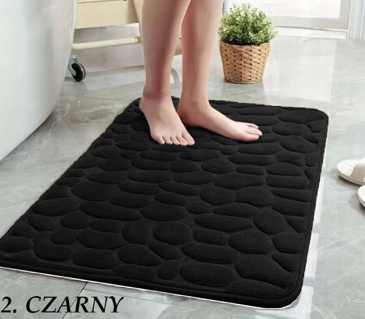 DYWANIK ŁAZIENKOWY 50X80CM DUŻY MIĘKKI XXL CHŁONNY ANTYPOŚLIZG MEMORY FOAM