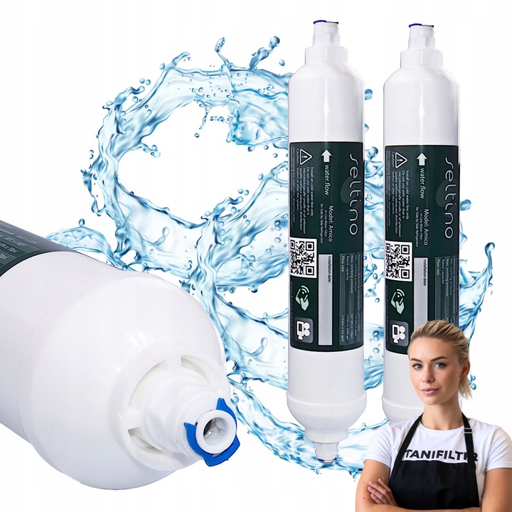 2x Filtr wody Seltino Amico do lodówki Samsung SIDE BY SIDE ZAMIENNIK