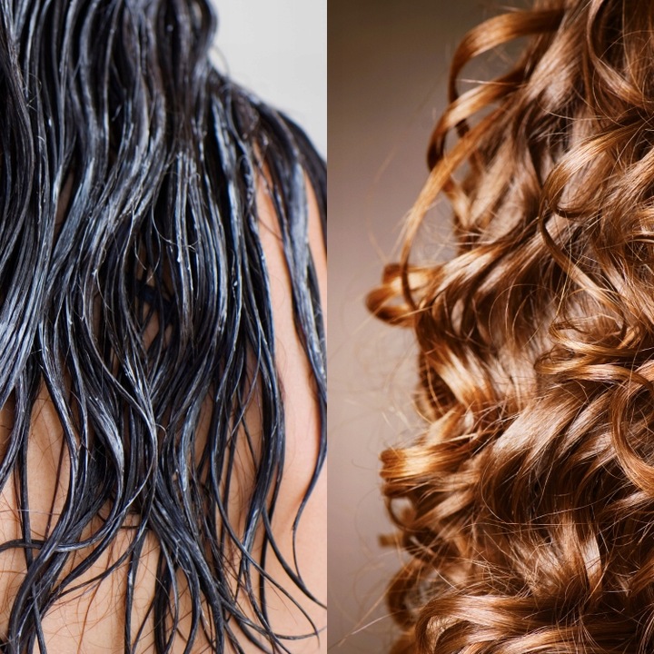 Szczotka Do Włosów Kręconych Definiująca Loki Włosie Dzika Do LokówFiolet