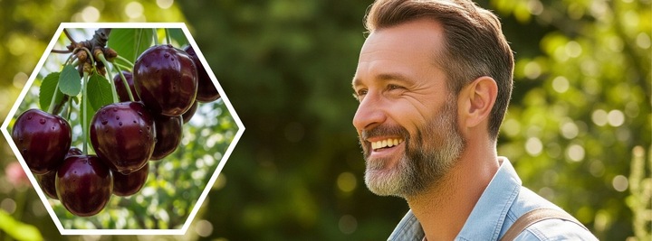 Czereśnia Kanadyjska Sadzonka Drzewa Samopylna Duży Owoc