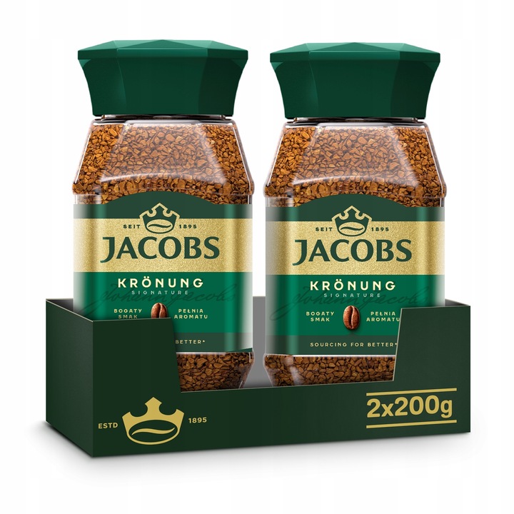Kawa rozpuszczalna Jacobs Kronung 2x 200 g