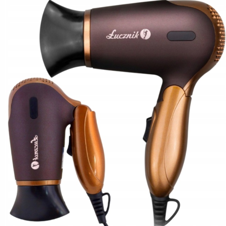 SUSZARKA DO WŁOSÓW MAŁA SKŁADANA LEKKA TURYSTYCZNA PODRÓŻNA MOCNA