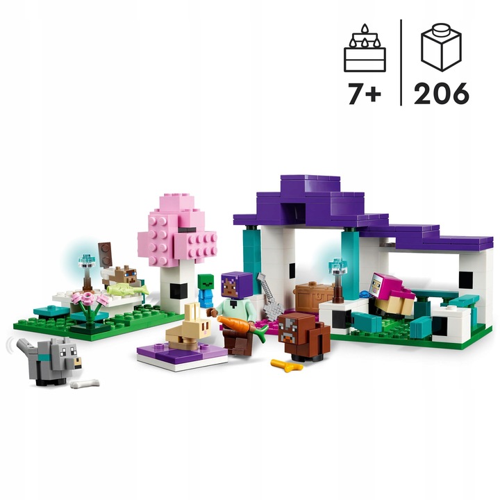 LEGO Minecraft Rezerwat zwierząt 21253 .