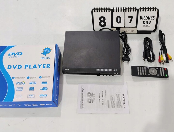 ODTWARZACZ DVD I CD , HDMI, WEJŚCIE USB DO TELEWIZORÓW 1080P