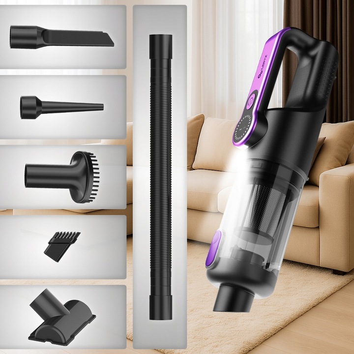 ODKURZACZ RĘCZNY BEZPRZEWODOWY AKUMULATOROWY SAMOCHODOWY DUŻA MOC