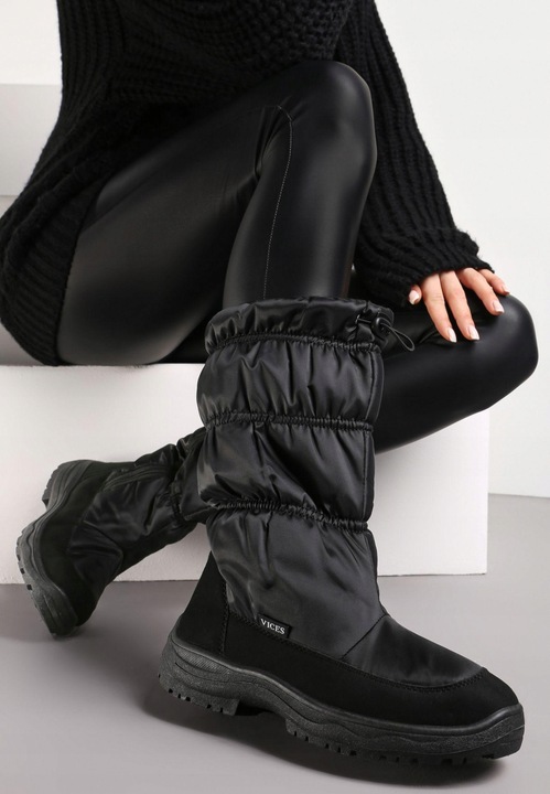 Czarne Śniegowce 38