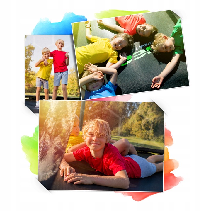 TRAMPOLINA OGRODOWA DLA DZIECI 252cm 8ft NEOSPORT