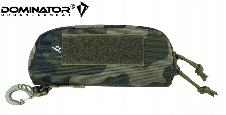 ETUI NA OKULARY TWARDE KIESZEŃ MOLLE DOMINATOR Z KARABIŃCZYKIEM MORO