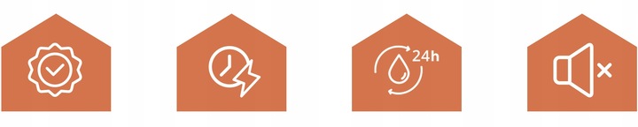 Osuszacz Powietrza Pochłaniacz Wilgoci Cichy Podświetlenie LED + Timer