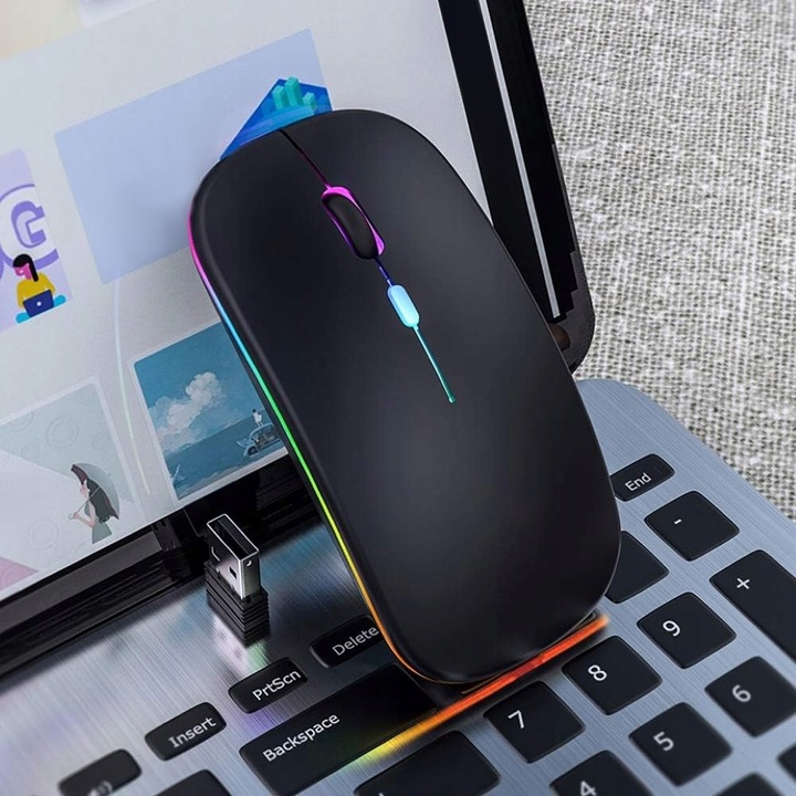 CICHA MYSZKA MYSZ BEZPRZEWODOWA KOMPUTEROWA GAMINGOWA KOMPUTERA LAPTOPA TV