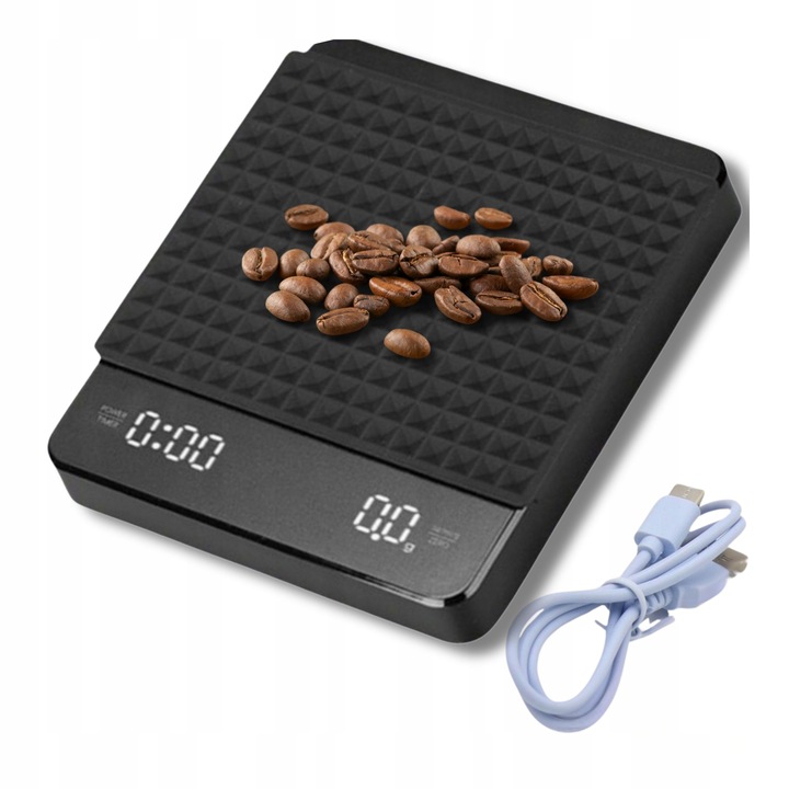 Waga Kuchenna Elektroniczna USB-C Precyzyjna 3000g 0.1g Mata do Kuchni
