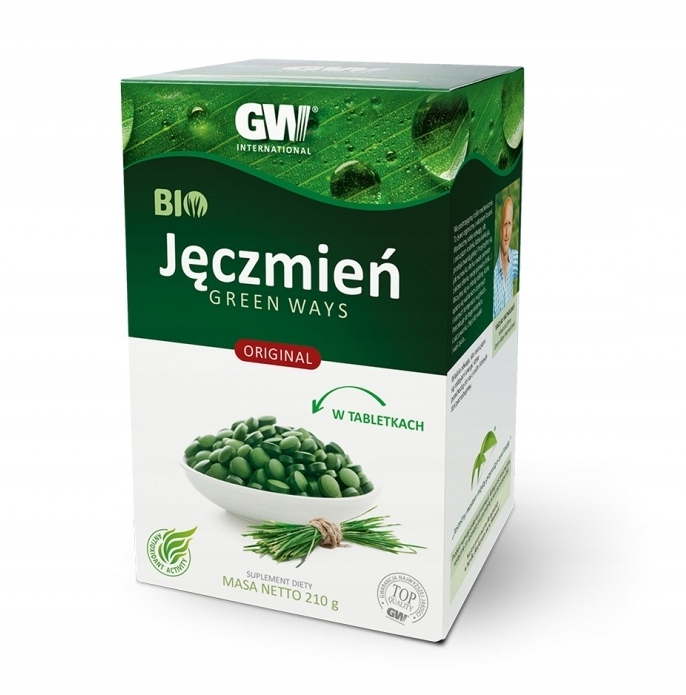 Green Ways BIO Chlorella 330g (1320 tabl.) + BIO Jęczmień 210g (600 tabl.)