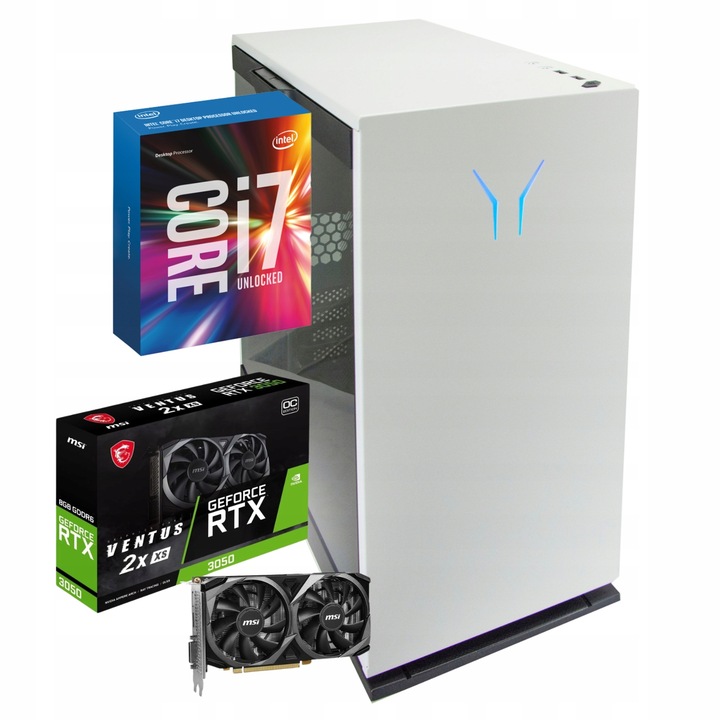 BSG Striker Komputer Gamingowy Do Gier I7 NVIDIA RTX 3050 16GB 1TBSSD Win10