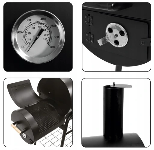 GRILL WĘGLOWY OGRODOWY WĘDZARNIA XXL RUSZT LUND