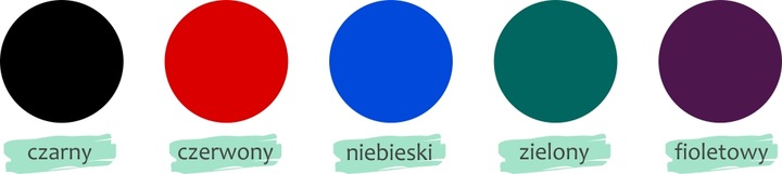 Pieczątka firmowa Wagraf B3s do 6 linii tekstu 12-kolorów obudowy