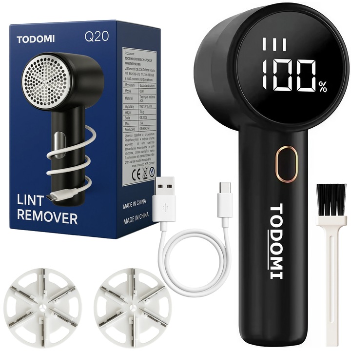 GOLARKA DO UBRAŃ SWETRÓW WYŚWIETLACZ LED ŁADOWANIE USB MOCNA