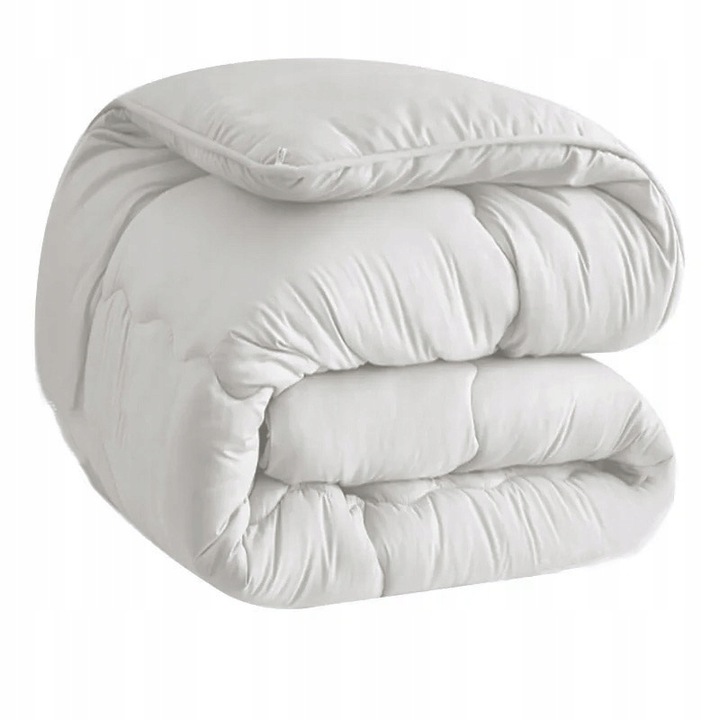 KOŁDRA CAŁOROCZNA 160x200 ANTYALERGICZNA BREE CZARNA MIĘKKA POLSKA PRODUCEN